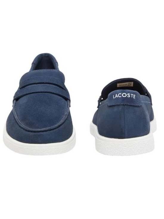New  Lacoste Men\'s Cochet Suede Slip Ons
